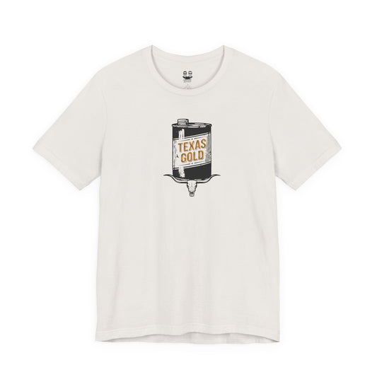 Texas Gold Can — Vintage Oilfield Graphic T-Shirt