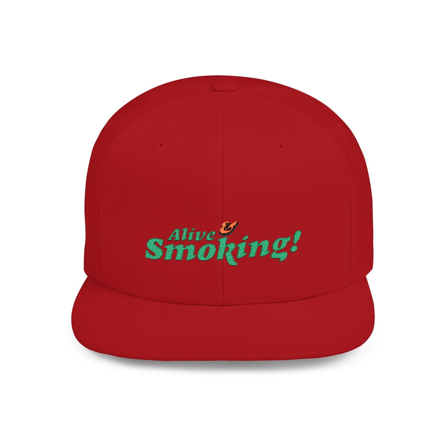 ALIVE & SMOKING (Flat Bill Snapback) | Cancel Couture