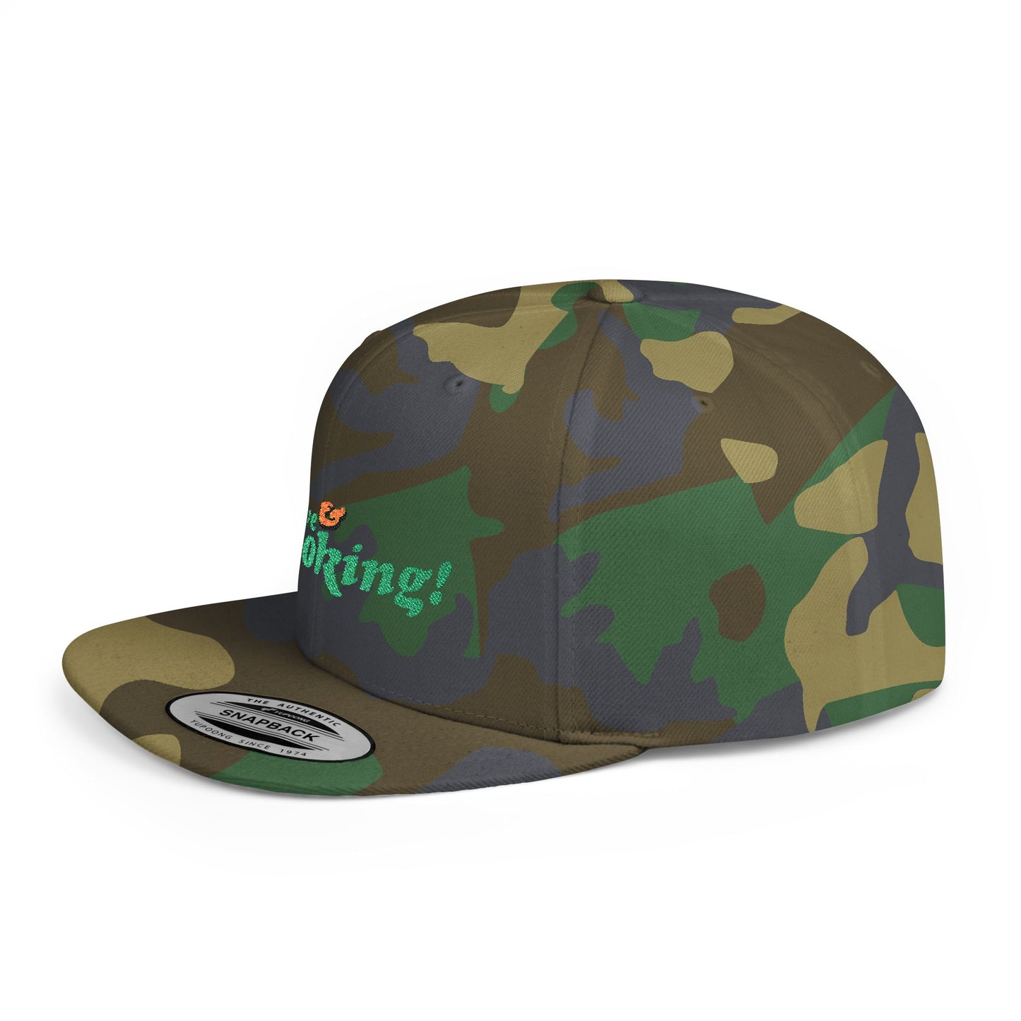ALIVE & SMOKING (Flat Bill Snapback) | Cancel Couture