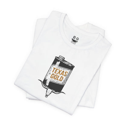 Texas Gold Can — Vintage Oilfield Graphic T-Shirt