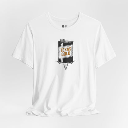 Texas Gold Can — Vintage Oilfield Graphic T-Shirt