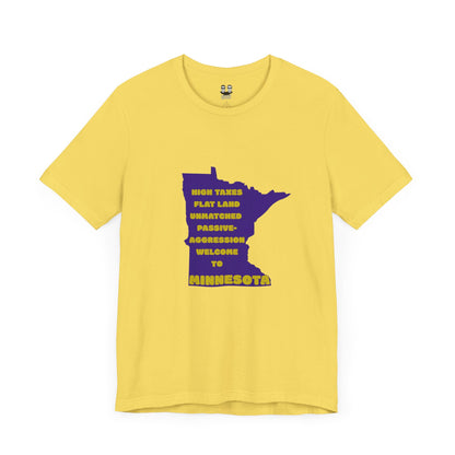 MINNESOTA (Flat Land. High Taxes. Unisex Tee) | Uff Da Originals