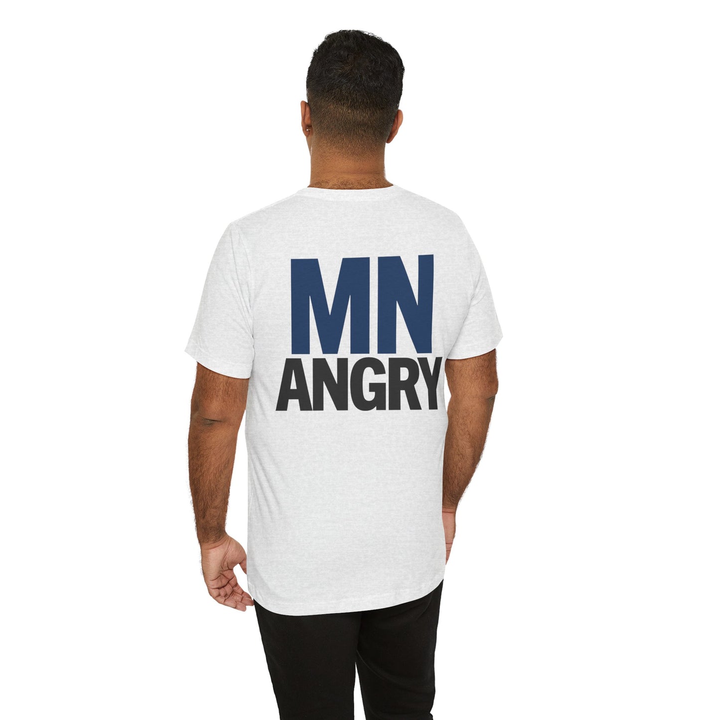 MN Angry T-Shirt front and back