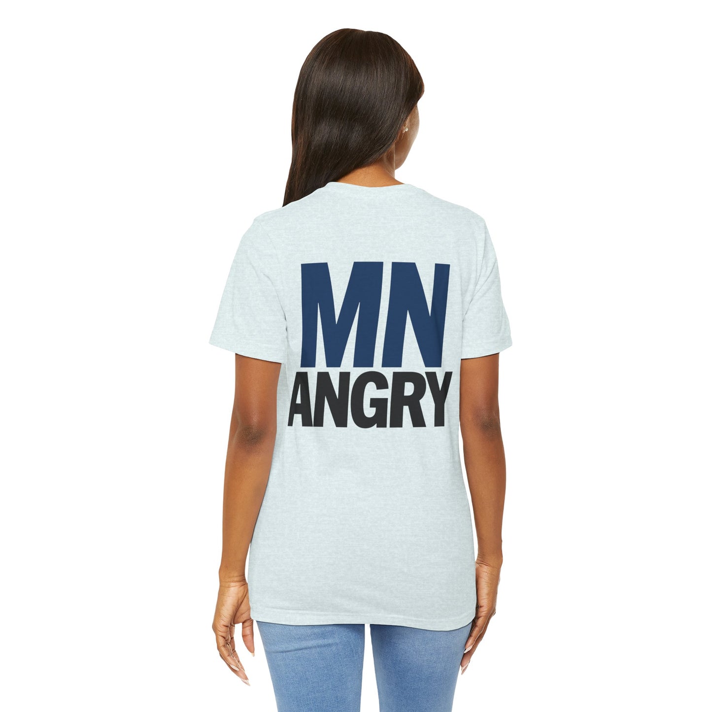 MN Angry T-Shirt front and back