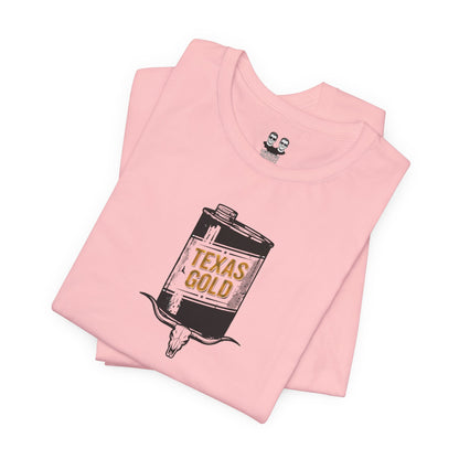 Texas Gold Can — Vintage Oilfield Graphic T-Shirt