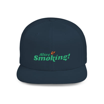 ALIVE & SMOKING (Flat Bill Snapback) | Cancel Couture