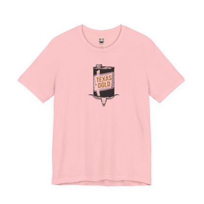 Texas Gold Can — Vintage Oilfield Graphic T-Shirt