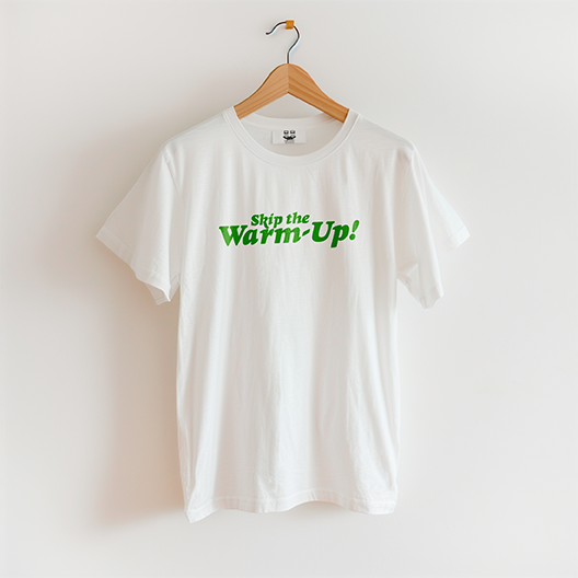 SKIP THE WARM UP  (Unisex Tee) | Don't Care Flexwear