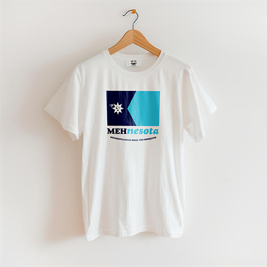 MEHNESOTA STATE FLAG (State Bird: The Mosquito Unisex Tee) | Uff Da Originals