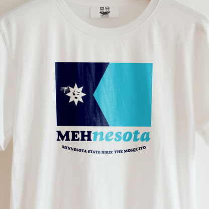 MEHNESOTA STATE FLAG (State Bird: The Mosquito Unisex Tee) | Uff Da Originals