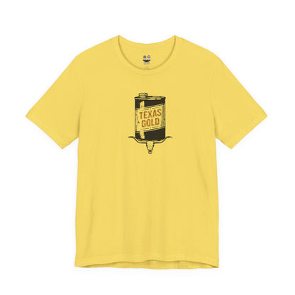 Texas Gold Can — Vintage Oilfield Graphic T-Shirt