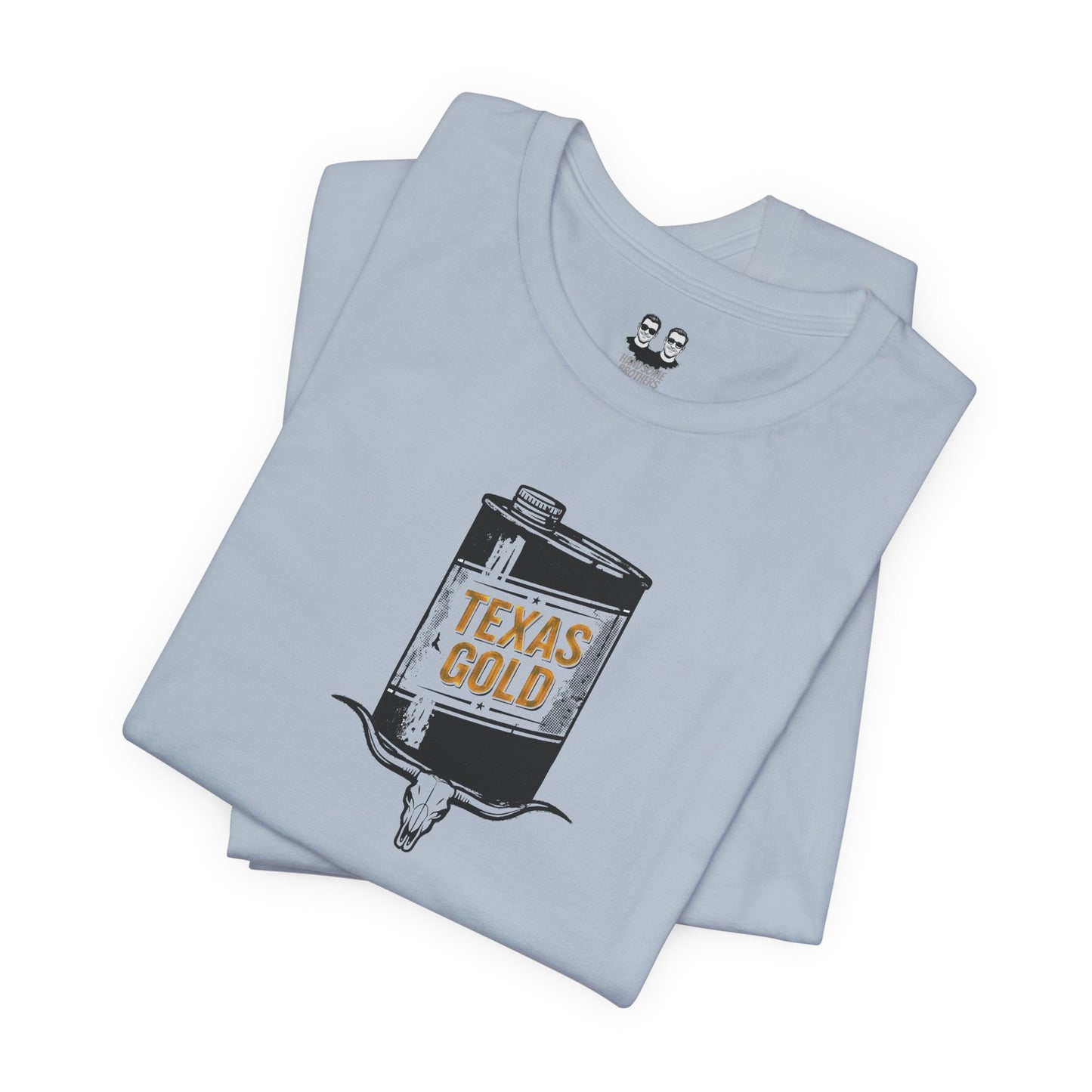 Texas Gold Can — Vintage Oilfield Graphic T-Shirt