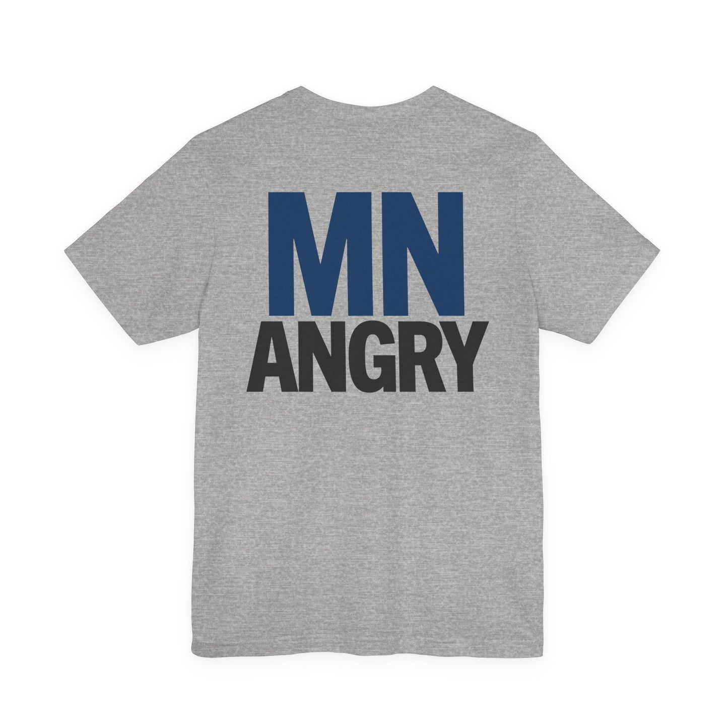 MN Angry T-Shirt front and back