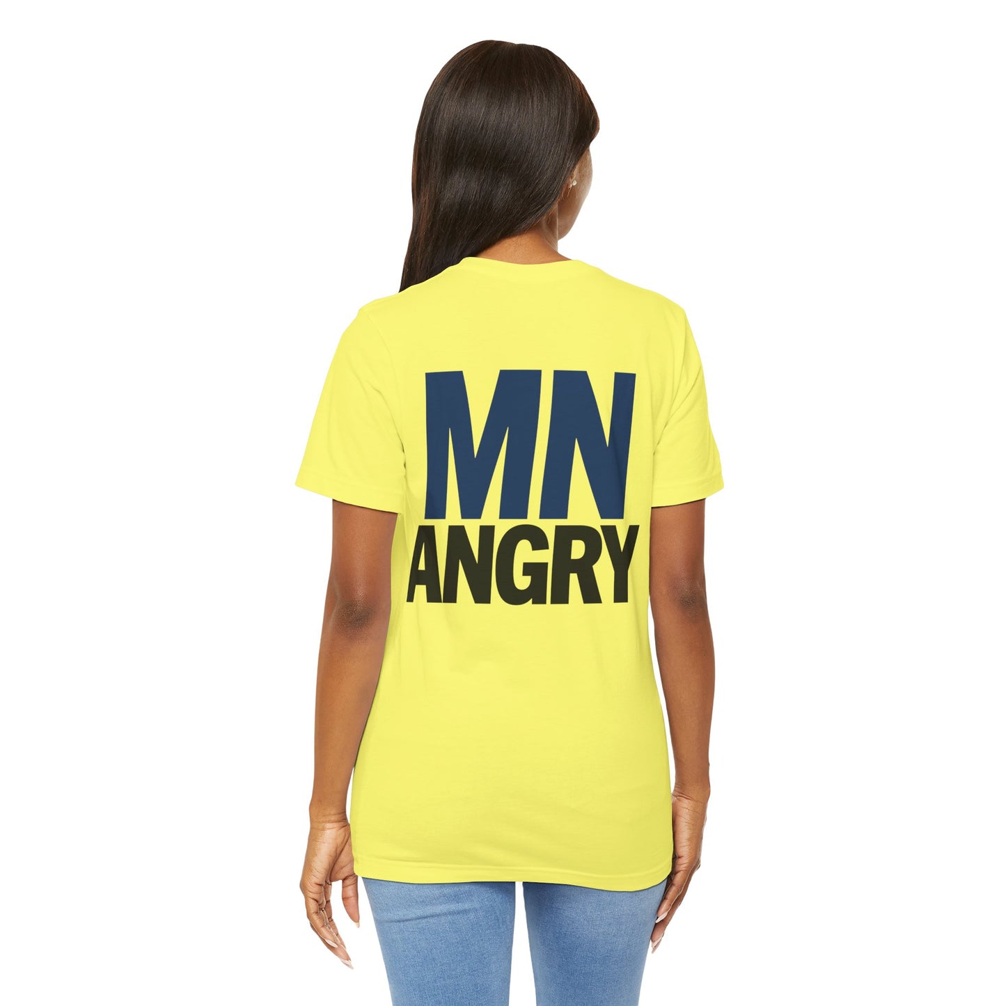 MN Angry T-Shirt front and back