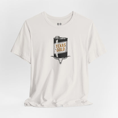 Texas Gold Can — Vintage Oilfield Graphic T-Shirt