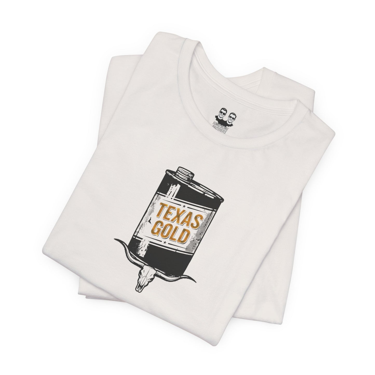 Texas Gold Can — Vintage Oilfield Graphic T-Shirt