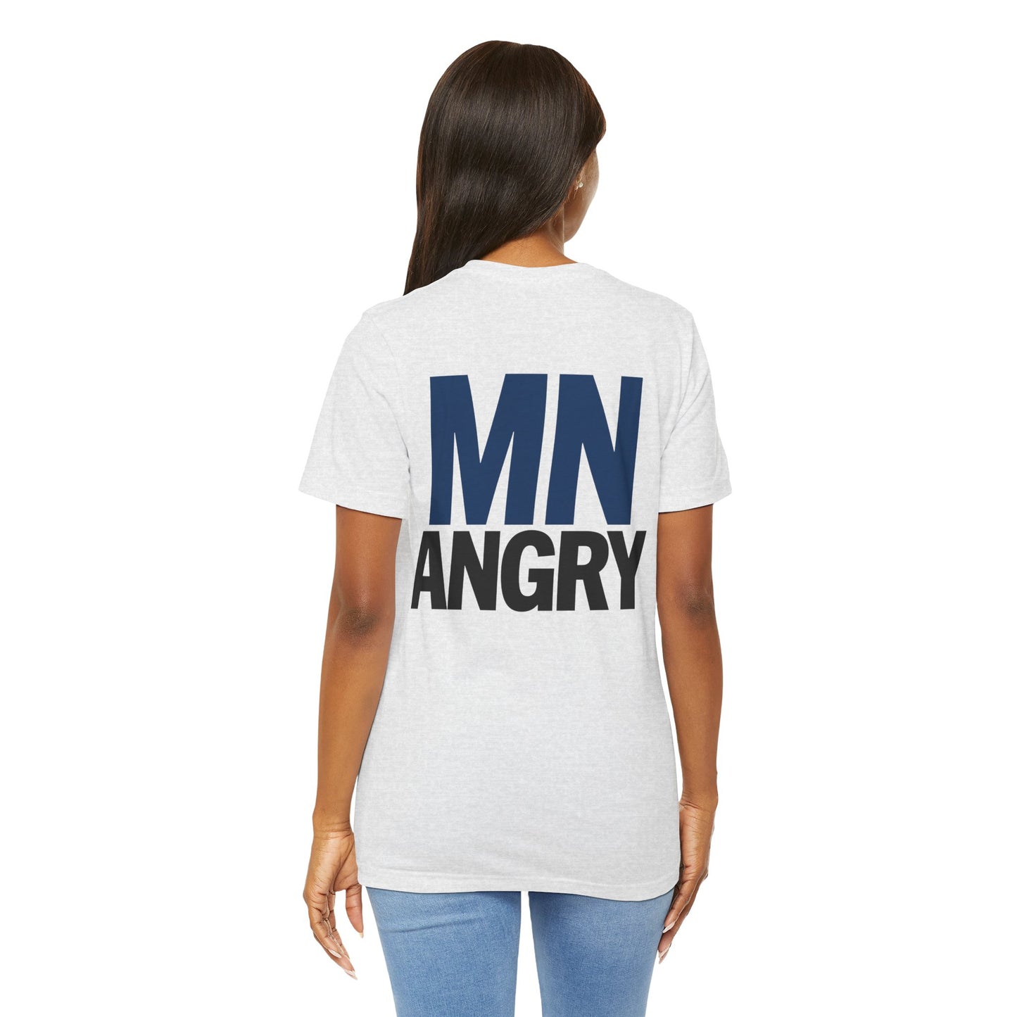 MN Angry T-Shirt front and back