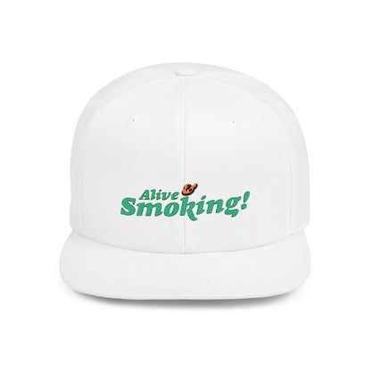 ALIVE & SMOKING (Flat Bill Snapback) | Cancel Couture