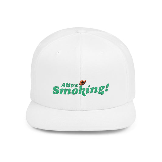 ALIVE & SMOKING (Flat Bill Snapback) | Cancel Couture