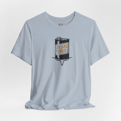 Texas Gold Can — Vintage Oilfield Graphic T-Shirt